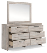 Broachmyn Gray Dresser and Mirror from Ashley Furniture - Luna Furniture