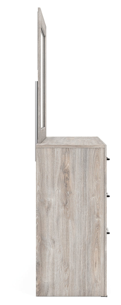 Broachmyn Gray Dresser and Mirror from Ashley Furniture - Luna Furniture