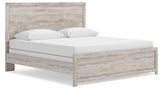 Broachmyn Gray King Panel Bed from Ashley - Luna Furniture