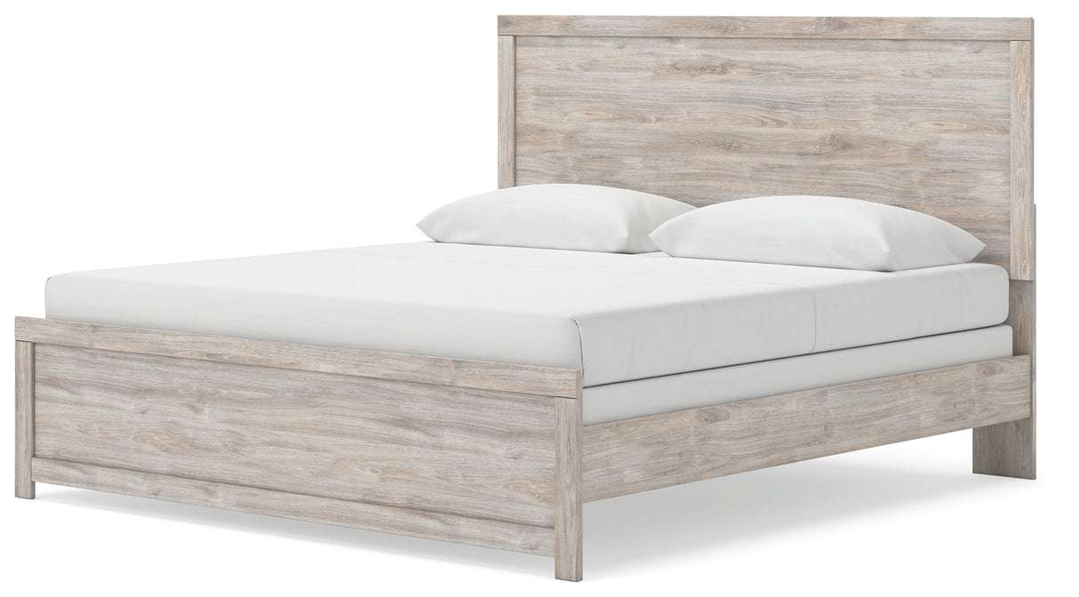 Broachmyn Gray King Panel Bed from Ashley - Luna Furniture