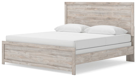 Broachmyn Gray King Panel Bed from Ashley - Luna Furniture