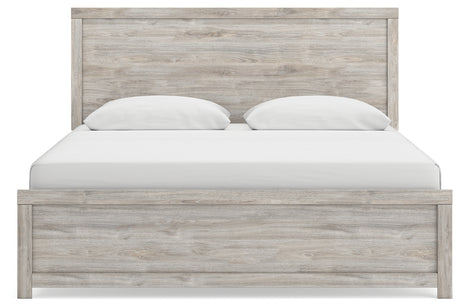 Broachmyn Gray King Panel Bed from Ashley - Luna Furniture
