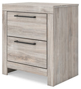 Broachmyn Gray Nightstand from Ashley - Luna Furniture
