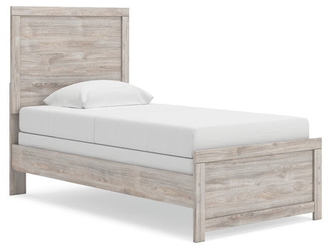 Broachmyn Gray Twin Panel Bed from Ashley - Luna Furniture