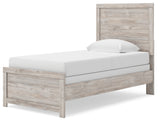 Broachmyn Gray Twin Panel Bed from Ashley - Luna Furniture