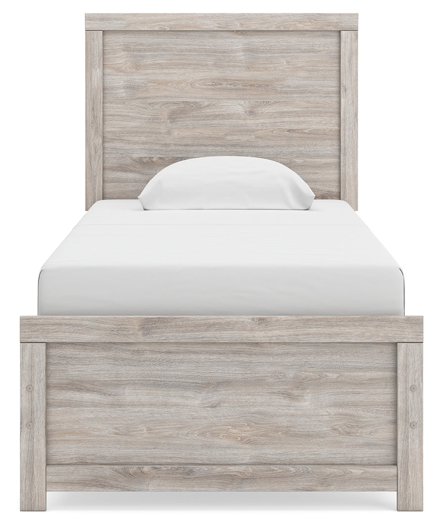 Broachmyn Gray Twin Panel Bed from Ashley - Luna Furniture