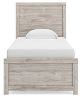 Broachmyn Gray Twin Panel Bed from Ashley - Luna Furniture