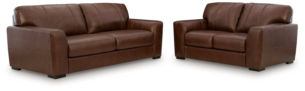 Brogliano Sofa and Loveseat in Canyon from Ashley - Luna Furniture