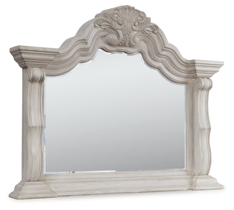 Bruchandi Antique White Bedroom Mirror (Mirror Only) from Ashley - Luna Furniture