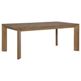 Bruner 5-piece 72-inch Rectangular Dining Set Natural Brown from Coaster - Luna Furniture
