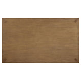 Bruner 5-piece 72-inch Rectangular Dining Set Natural Brown from Coaster - Luna Furniture
