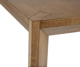 Bruner 7-piece 72-inch Rectangular Dining Set Natural Brown from Coaster - Luna Furniture