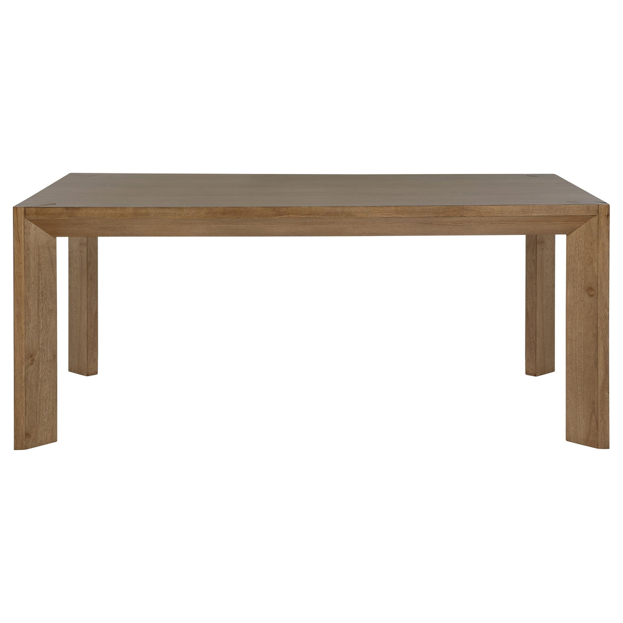 Bruner 7-piece 72-inch Rectangular Dining Set Natural Brown from Coaster - Luna Furniture