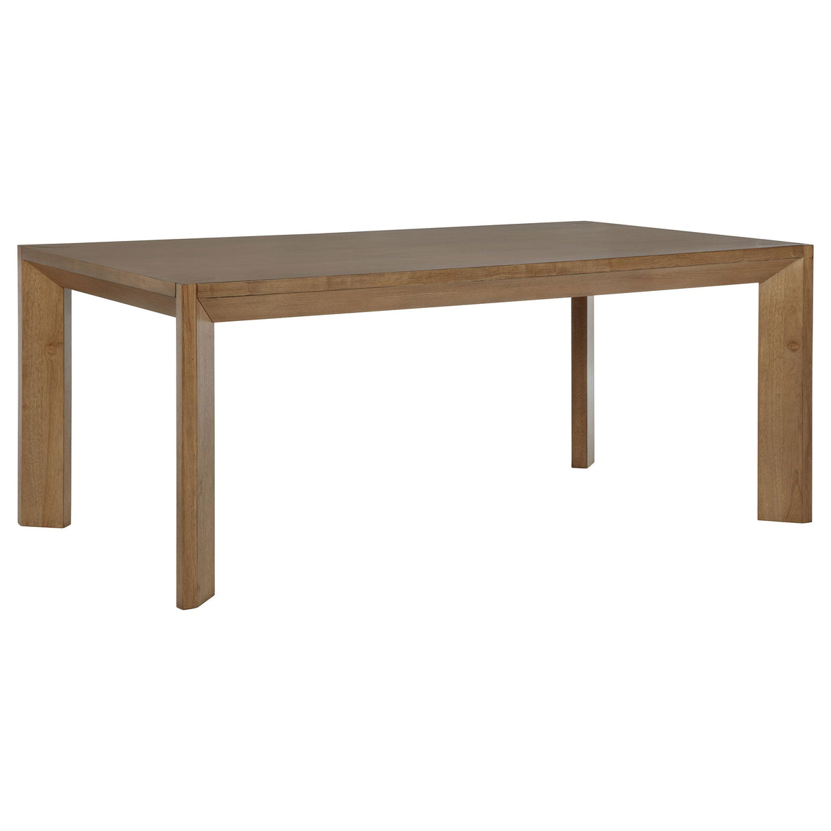 Bruner Natural Brown Rectangular Dining Table from Coaster - Luna Furniture