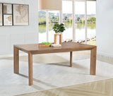 Bruner Natural Brown Rectangular Dining Table from Coaster - Luna Furniture