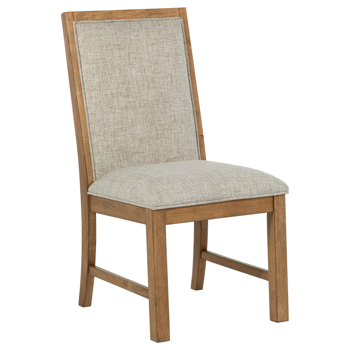 Bruner Natural Brown Side Chair, Set of 2 from Coaster - Luna Furniture