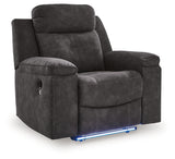 Brysonview Charcoal Recliner from Ashley - Luna Furniture