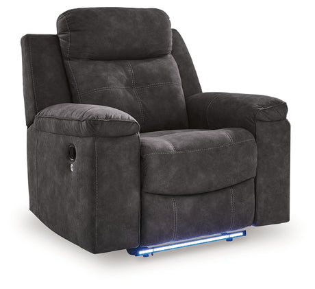Brysonview Charcoal Recliner from Ashley - Luna Furniture