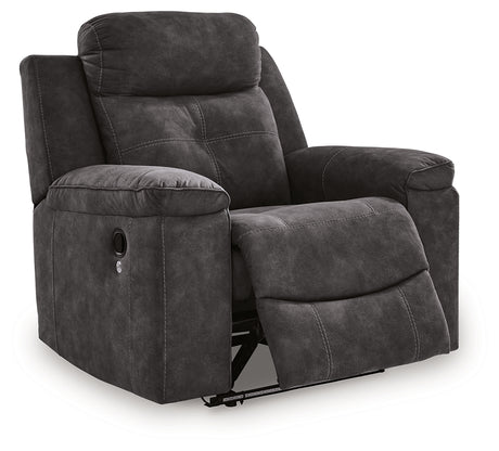 Brysonview Charcoal Recliner from Ashley - Luna Furniture