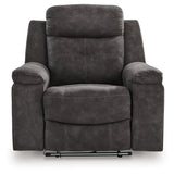 Brysonview Charcoal Recliner from Ashley - Luna Furniture