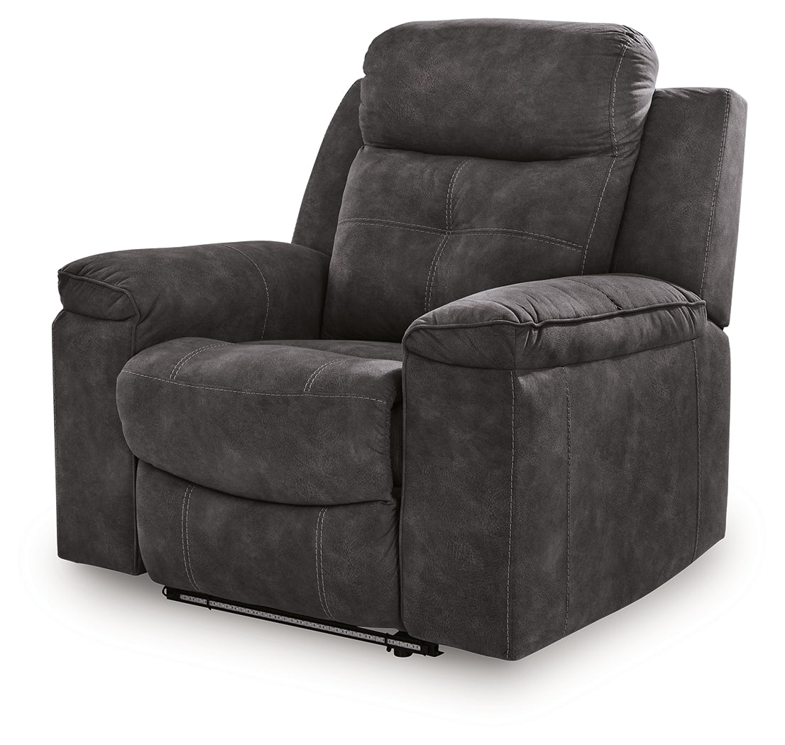 Brysonview Charcoal Recliner from Ashley - Luna Furniture