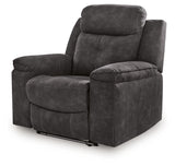 Brysonview Charcoal Recliner from Ashley - Luna Furniture