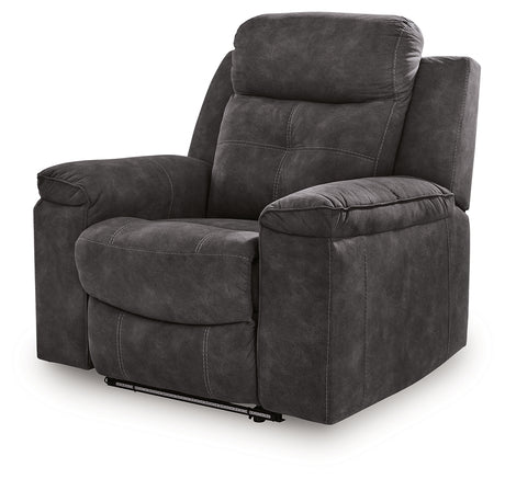 Brysonview Charcoal Recliner from Ashley - Luna Furniture