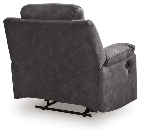 Brysonview Charcoal Recliner from Ashley - Luna Furniture