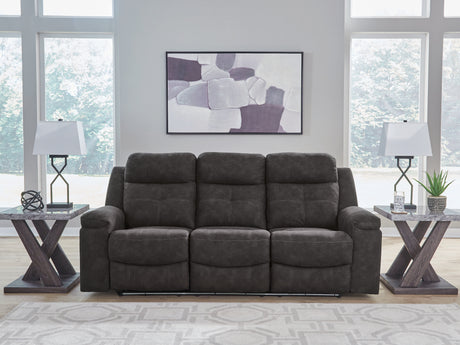 Brysonview Charcoal Reclining Sofa from Ashley - Luna Furniture