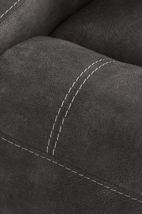 Brysonview Charcoal Reclining Sofa from Ashley - Luna Furniture