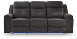 Brysonview Charcoal Reclining Sofa from Ashley - Luna Furniture