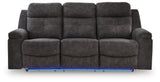 Brysonview Charcoal Reclining Sofa from Ashley - Luna Furniture
