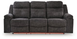 Brysonview Charcoal Reclining Sofa from Ashley - Luna Furniture