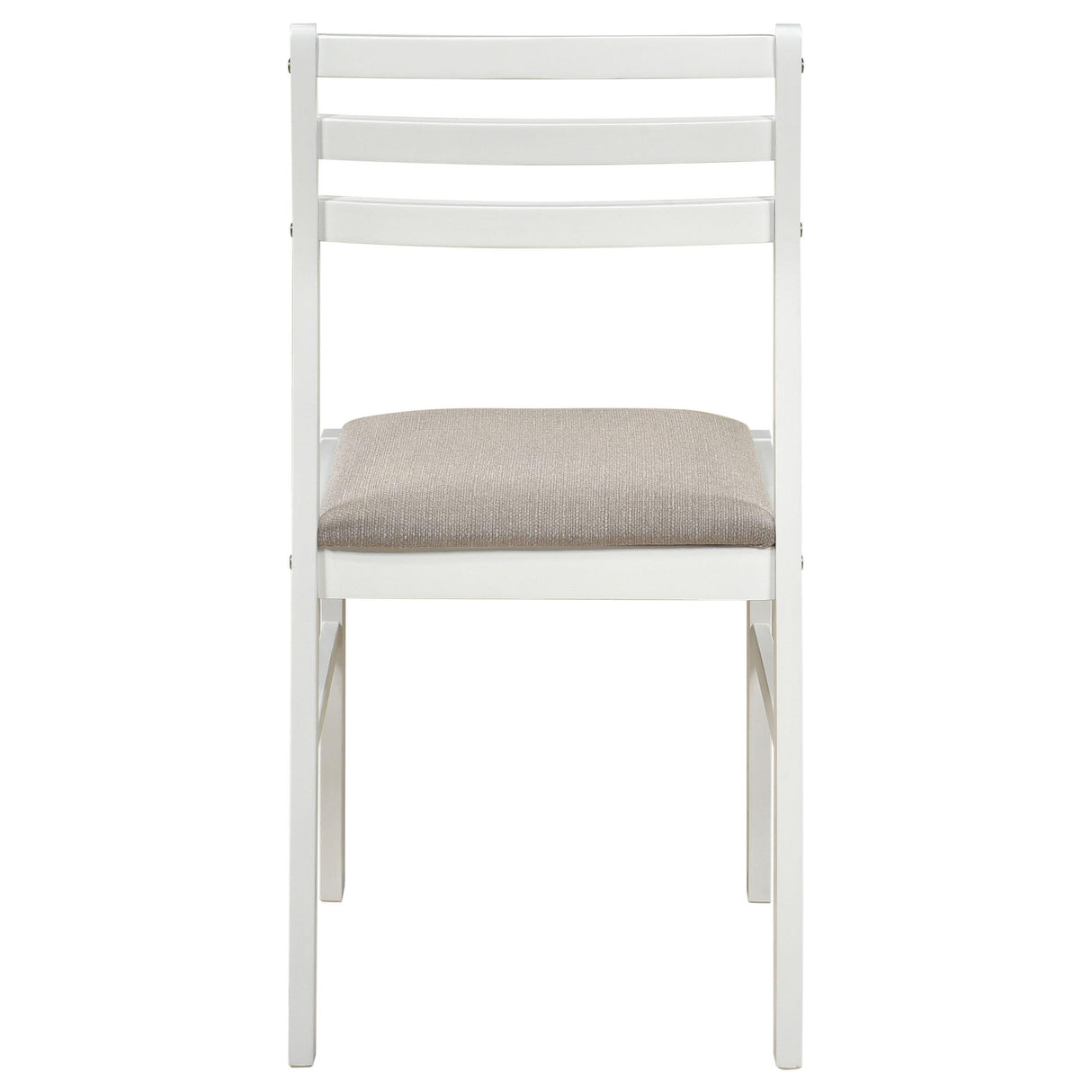 Bucknell White 3-Piece Round Drop Leaf Dining Set from Coaster - Luna Furniture