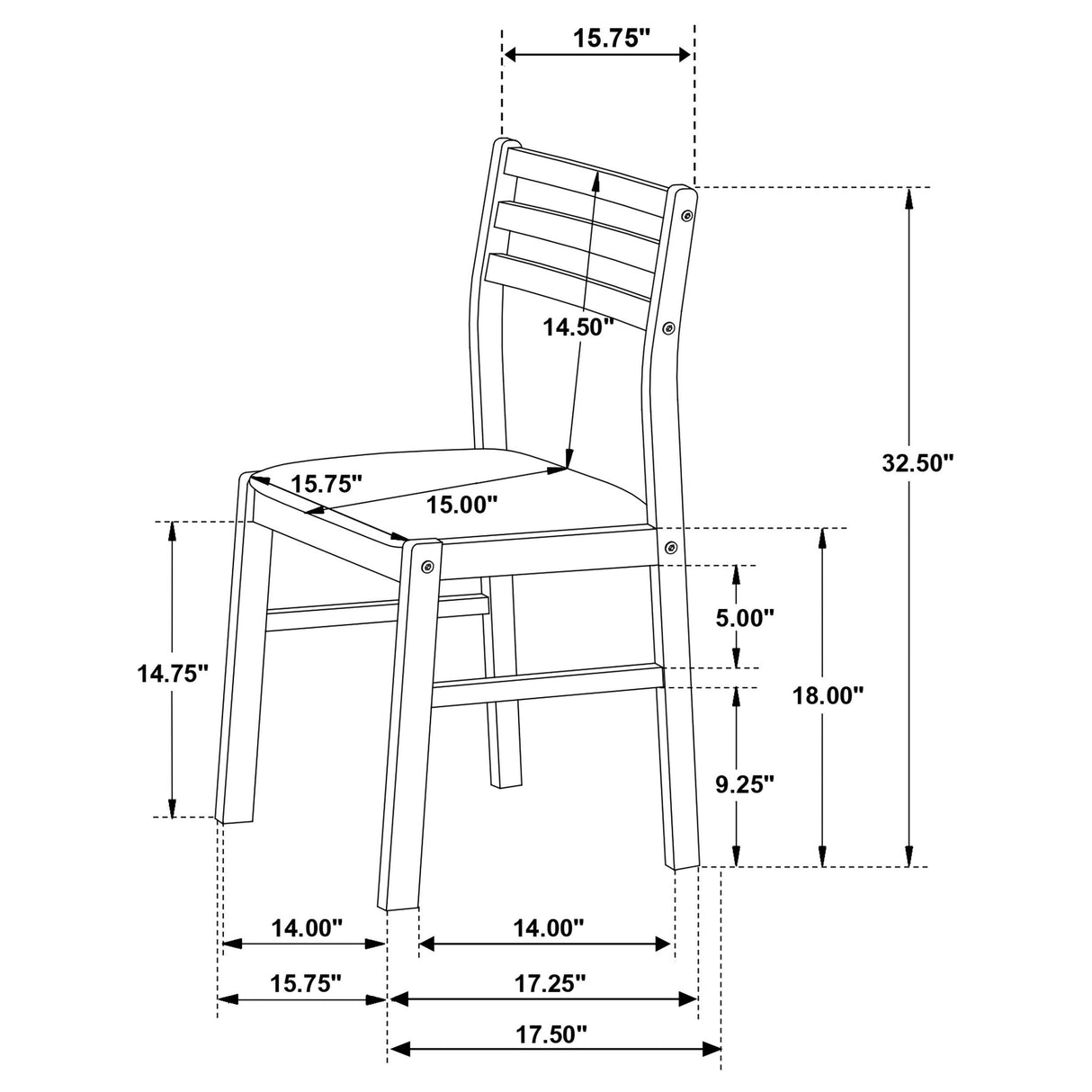 Bucknell White 3-Piece Round Drop Leaf Dining Set from Coaster - Luna Furniture