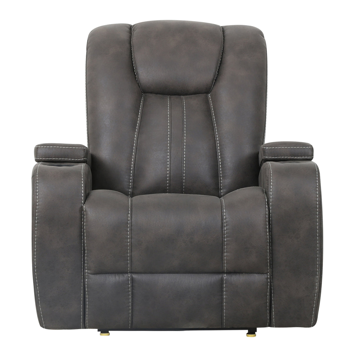 Marlow Charcoal Manual Recliner from Steve Silver - Luna Furniture