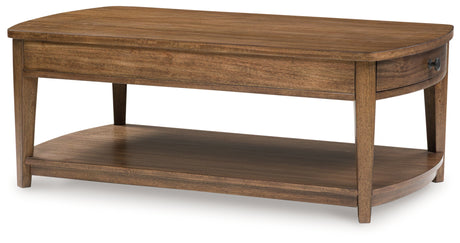 Burkbyer Brown Coffee Table from Ashley - Luna Furniture