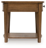 Burkbyer Brown End Table from Ashley - Luna Furniture