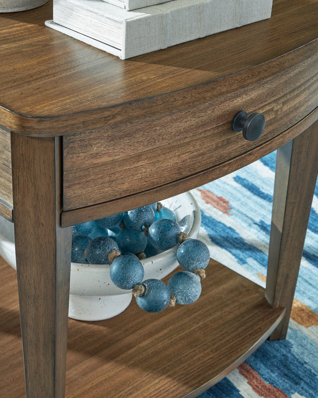 Burkbyer Brown End Table from Ashley - Luna Furniture