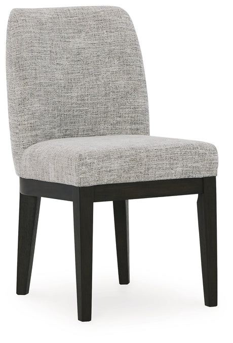 Burkhaus Dark Brown Dining Table and 6 Chairs from Ashley - Luna Furniture