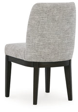 Burkhaus Dark Brown Dining Table and 6 Chairs from Ashley Furniture - Luna Furniture