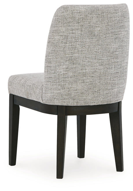 Burkhaus Dark Brown Dining Table and 6 Chairs from Ashley - Luna Furniture