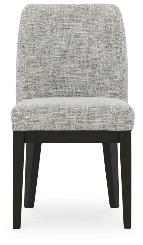 Burkhaus Dark Brown Dining Table and 6 Chairs from Ashley - Luna Furniture