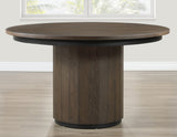Burlington Ebony 52-inch Round Dining Table from Steve Silver - Luna Furniture
