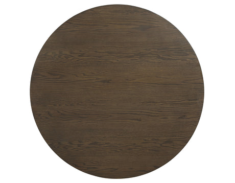 Burlington Ebony 52-inch Round Dining Table from Steve Silver - Luna Furniture
