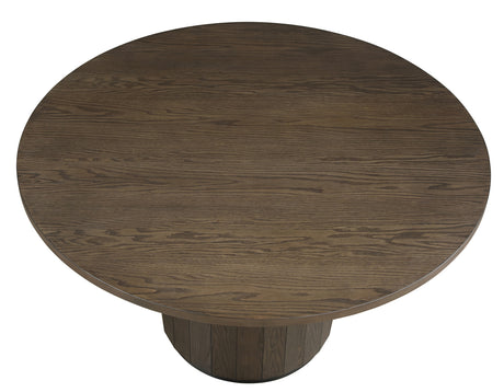 Burlington Ebony 52-inch Round Dining Table from Steve Silver - Luna Furniture