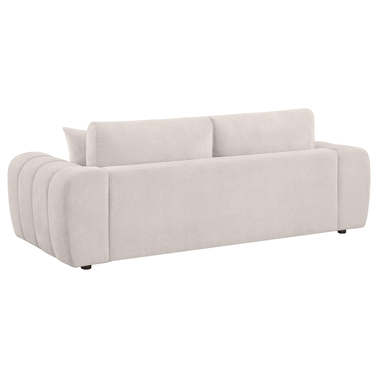 Burnett 3-piece Chenille Upholstered Sofa Set Ivory from Coaster - Luna Furniture