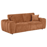 Burnett 4-piece Chenille Upholstered Sofa Set Burnt Orange from Coaster - Luna Furniture