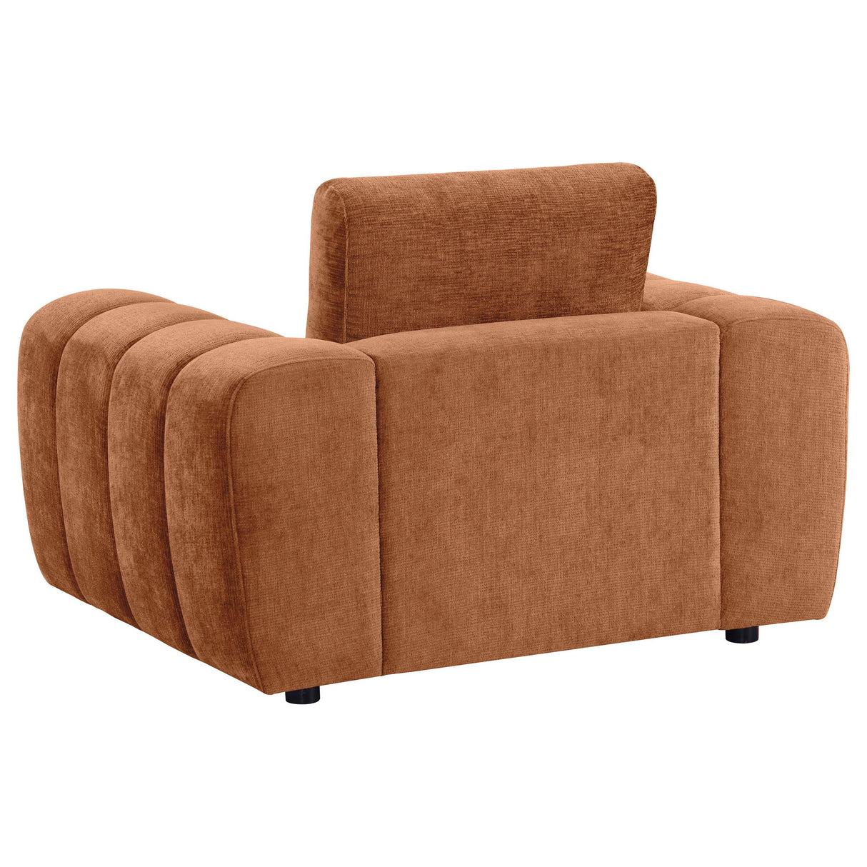 Burnett 4-piece Chenille Upholstered Sofa Set Burnt Orange from Coaster - Luna Furniture