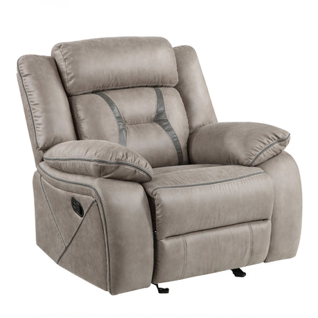 Tyson Gray Glider Recliner Chair from Steve Silver - Luna Furniture